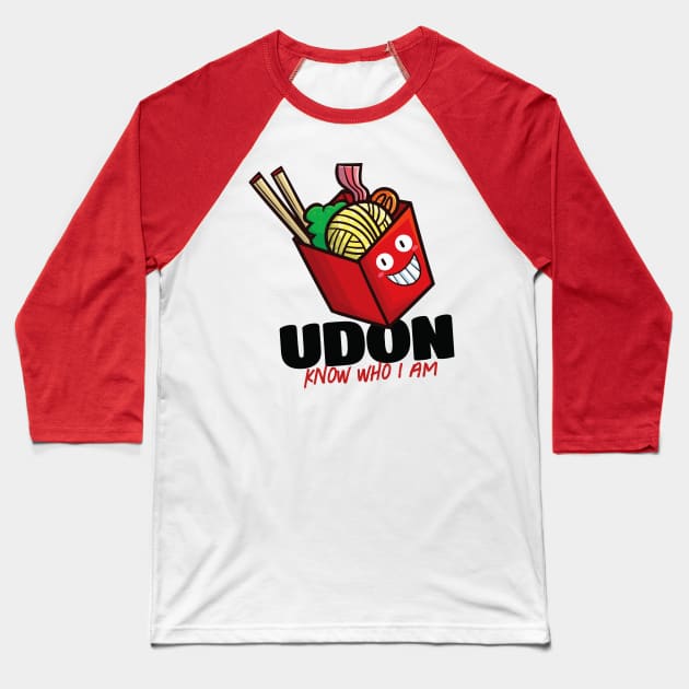 Udon Know Who I Am Baseball T-Shirt by Jocularity Art